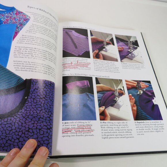 SINGER Sewing with Knits Hardback 11x8.5" (has handwritten notes) 125pgs - Picture 11 of 16